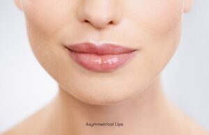 Asymmetrical Lips shape
